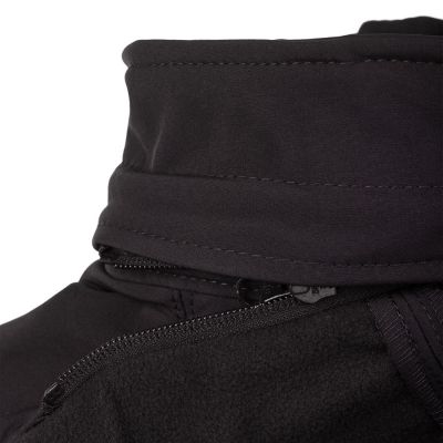 Куртка мужская Hooded Softshell черная-3