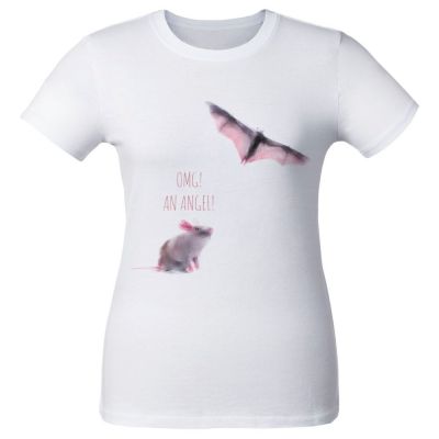 Футболка женская An Angel, белая-1