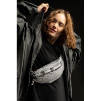 Поясная сумка W6, серая