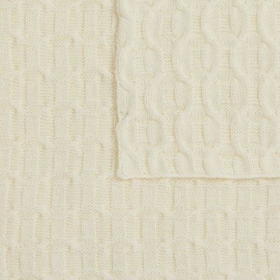 Плед Braidera, белый (молочный)-2