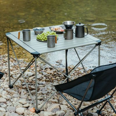 Стол Yamami L03 складной, серый-6