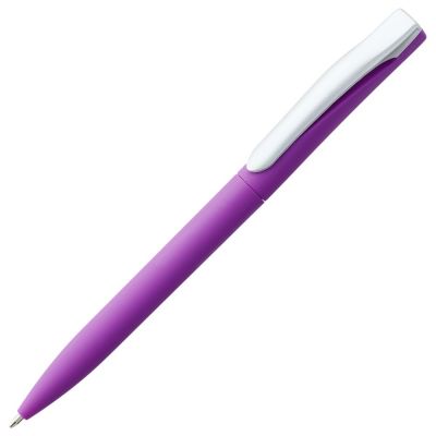 Ручка шариковая Pin Soft Touch, фиолетовая-0