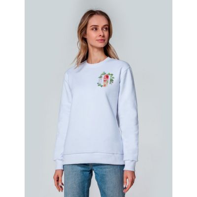 Толстовка «Цветочная азбука: Н», белая-2