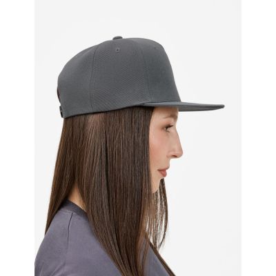 Бейсболка Epicore с прямым козырьком, серая-9