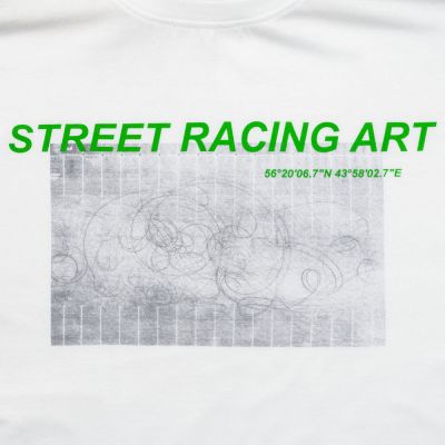 Футболка Street Racing Art, белая-5