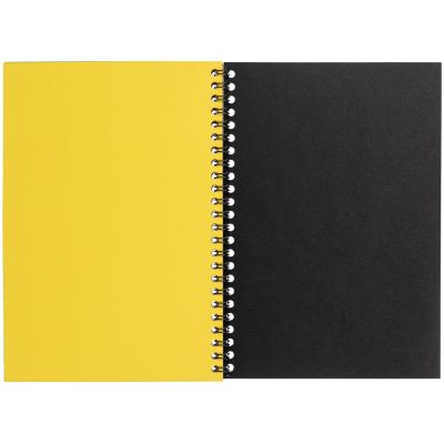 Блокнот Sideways Notes, черный-7