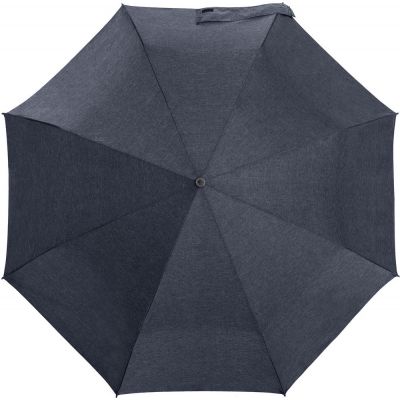 Складной зонт rainVestment, темно-синий меланж-1