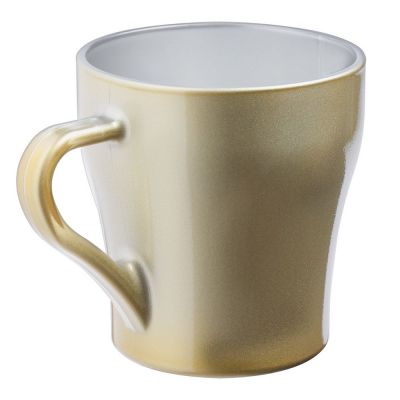 Кружка Metallic, золотистая-1