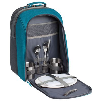 Набор для пикника Lilla Fridag на 2 персоны, серый с синим-0