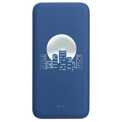 Аккумулятор с беспроводной зарядкой markBright Urban, 6000 мАч, синий-3