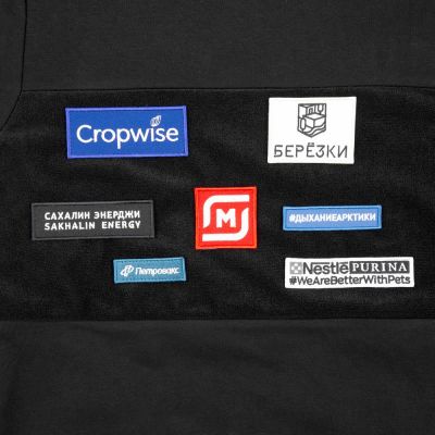 Худи унисекс Patch Catcher со вставкой из липучки, черное-6