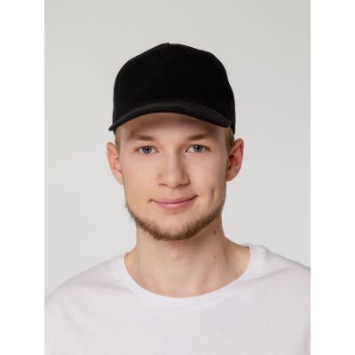 Бейсболка Standard, черная-4
