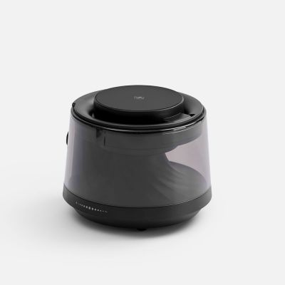 Bluetooth-колонка с подсветкой и беспроводной зарядкой Quantium, черная-2