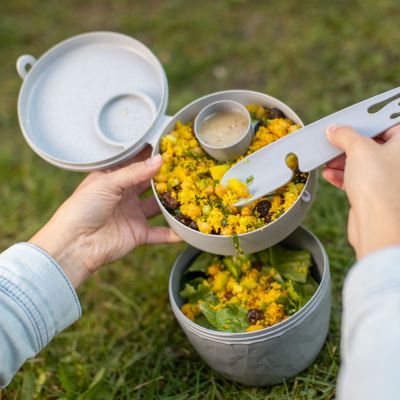 Ланчбокс Club Bento Organic, серый-3