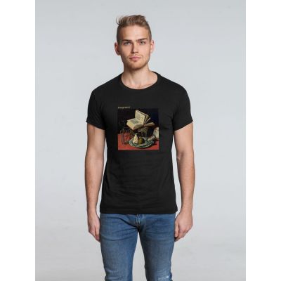 Футболка «Подтекст», черная-0