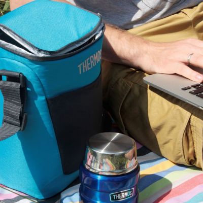 Термосумка Thermos Classic 12 Can Cooler, бирюзовая-1