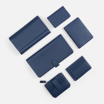 Обложка для паспорта Unison, синяя-6