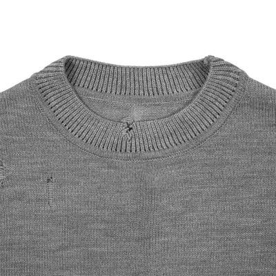 Джемпер оверсайз унисекс Grunge, серый-2