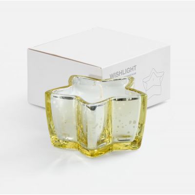 Свеча Wishlight, золотистая-2