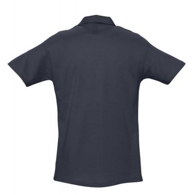Рубашка поло мужская Spring 210 темно-синяя (navy)-1