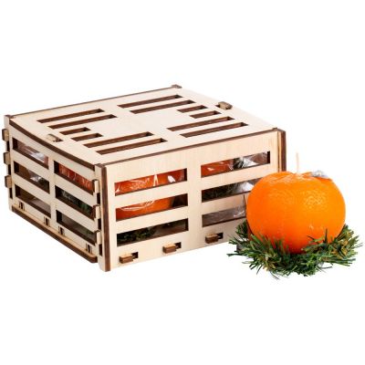 Свеча «Ящик мандаринов»-1