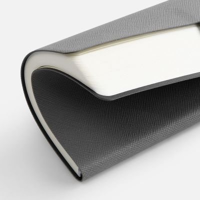 Ежедневник Lungo, недатированный, серый-3