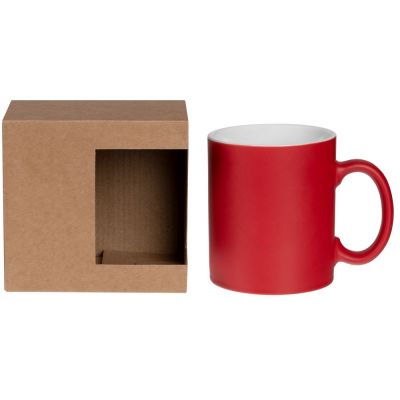 Коробка для кружки с окном Cupcase, крафт-2