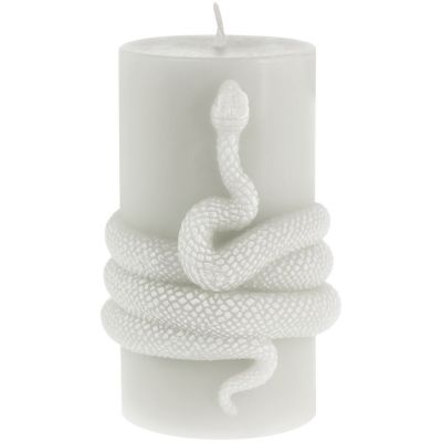 Свеча Snake Knot, серая-0
