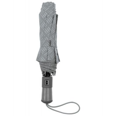 Зонт складной Hard Work, серый-3