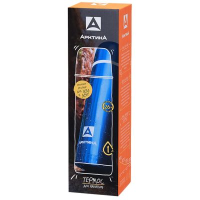 Термос «Арктика Color 1000», синий-3