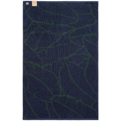 Полотенце In Leaf, малое, синее с зеленым-2