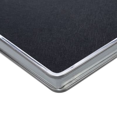 Ежедневник Frame Metal, недатированный, черный-4