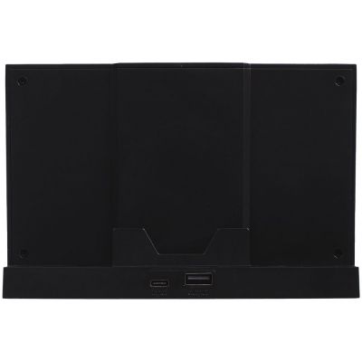 Зарядная станция с часами и подсветкой multiEnergy, черная-5