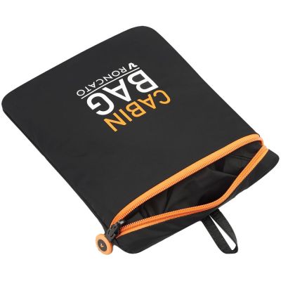Сумка дорожная Compact Neon, черная с оранжевым-6