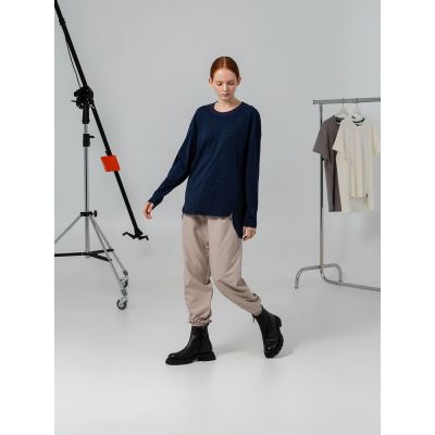 Футболка с длинным рукавом Kosmos 1.0, синий меланж-1