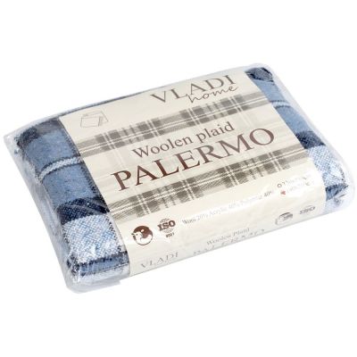 Плед Dublin, сине-голубой-5