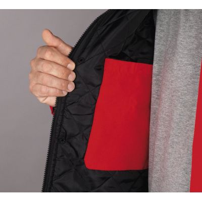 Куртка на стеганой подкладке River, темно-синяя-3