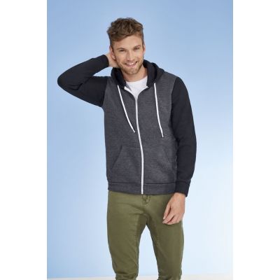 Толстовка на молнии Silver 280 синяя-3