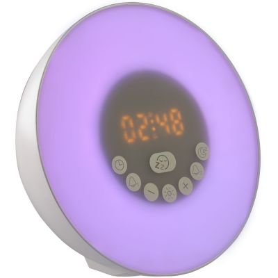 Лампа-колонка dreamTime для пробуждения светом и музыкой, белая-7