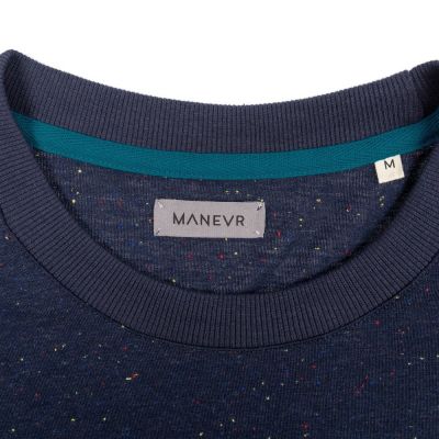 Футболка с длинным рукавом Kosmos 1.0, синий меланж-2