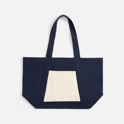 Шопер Shophop, синий с неокрашенным-2