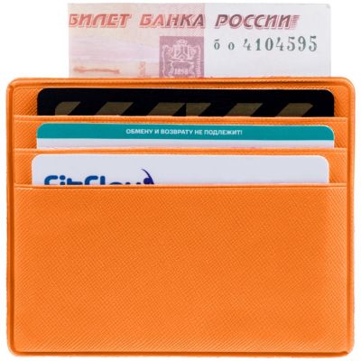 Чехол для карточек Devon, оранжевый-3