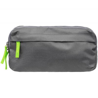 Поясная сумка Sensa, серая с салатовым-2
