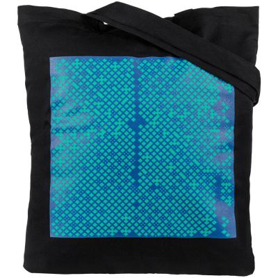 Холщовая сумка Big Data, черная-0