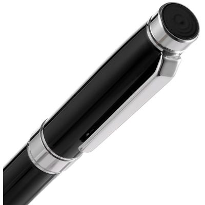 Ручка шариковая Broad Ring, глянцевая, черная-3