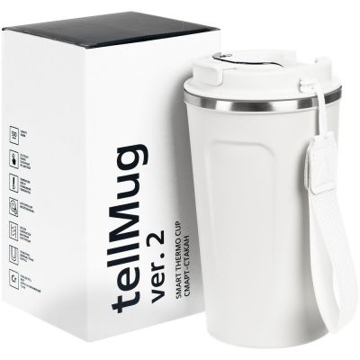 Смарт-стакан с заменяемой батареей tellMug, ver.2, молочно-белый-6