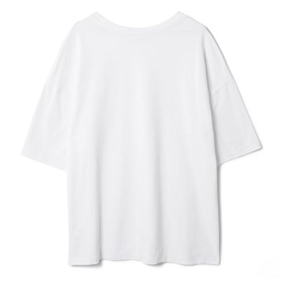 Футболка унисекс оверсайз Crosstown, белая-1