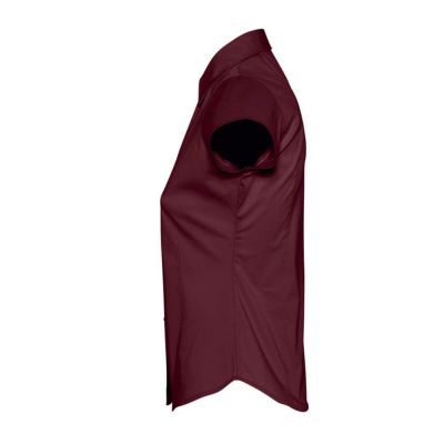 Рубашка женская с коротким рукавом Excess, бордовая-2