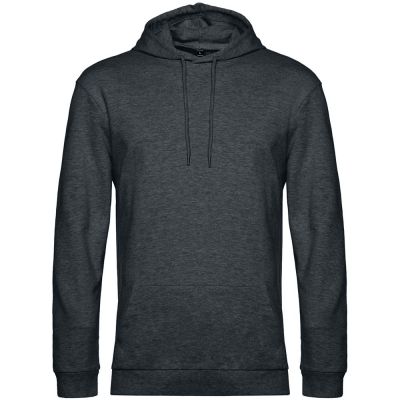 Толстовка с капюшоном унисекс Hoodie, серый меланж (антрацит)-0