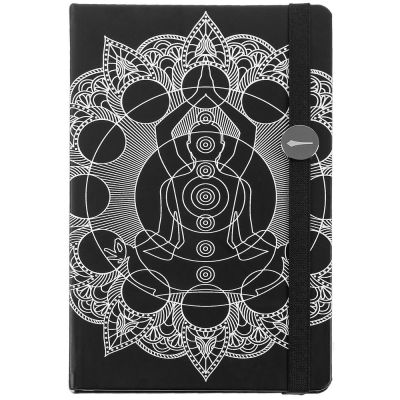 Ежедневник Chakraday, недатированный, черный-0